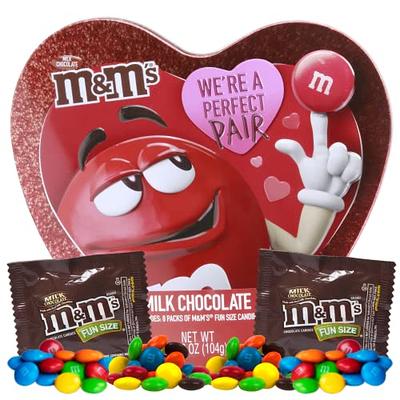 Valentine's Day Candy Tin Heart Box, Milk Chocolate Bite Size Candies, Gift  Basket Fillers For Loved Ones, 8 Individual Fun-Sized Bags Inside, 1 Pack,  3.66 Ounces, Style and Color May Vary - Yahoo Shopping