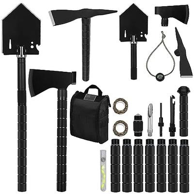 EMFACAMP Survival Kit and First Aid Kit - Survival Gear and Equipment – Bug  Out Bag Survival Kit - Camping Accessories with Axe, Shovel, Knife –