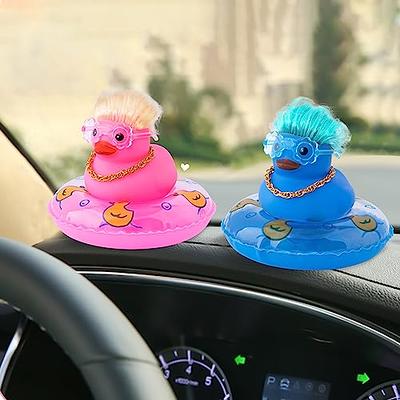 wonu Rubber Duck Toy Car Decoration Ornements Blue Maroc