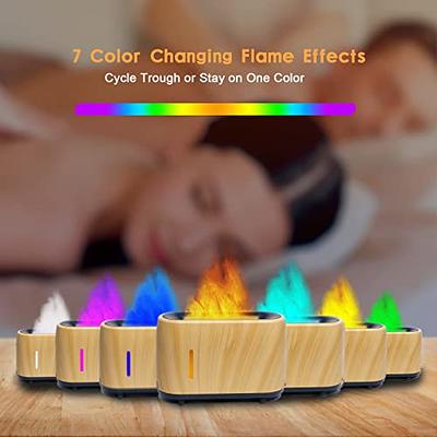 Flame Aromatherapy Diffuser For Large Room 240ml Essential Oil