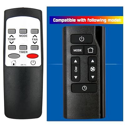 Replacement Remote Control for Black Decker BPT06WTB BPT10HWTB BPT05WTBA  BPT10WTB BPT07WTB Portable Air Conditioner