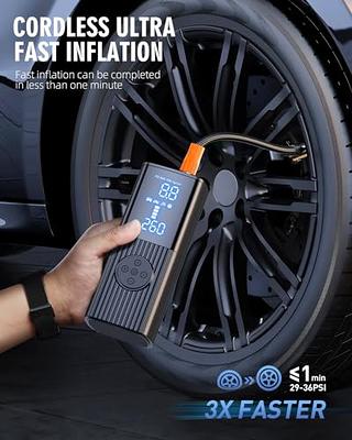 Hafuloky Tire Inflator Portable Air Compressor - 180PSI & 20000mAh Portable  Air Pump, Accurate Pressure LCD Display, 3X Fast Inflation for Cars, Bikes  & Motorcycle Tires, Balls. P008 - Yahoo Shopping