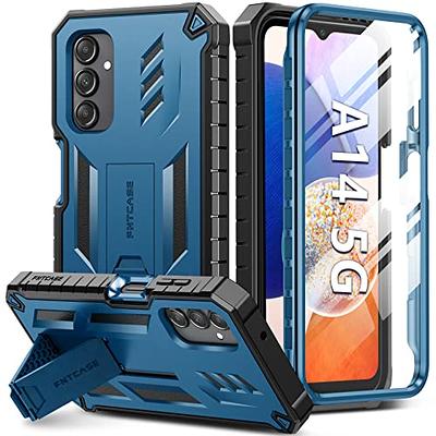 FNTCASE for iPhone 15 Plus Case: Military Grade Rugged Cell Phone Cover  with Kickstand | Shockproof TPU Protection Bumper Matte Textured Design for