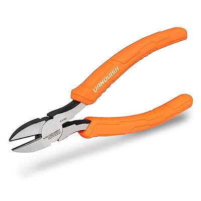 Wire Cutters 2 Pack KAIHAOWIN 6 Inch Wire Cutters Set Spring Loaded Wire  Snips Diagonal Cutting Pliers Dikes Precision Wire Clippers Small Flush