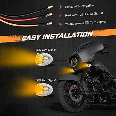 MICTUNING Motorcycle Mirrors - Bar End Rear View Mirrors Compatible with  Most Honda Grom, Yamaha, Kawasaki, Ducati, Suzuki and More