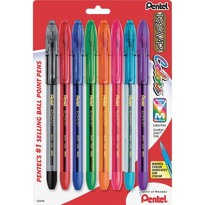 Pentel Sparkle Pop Iridescent Gel Pens, (1.0mm) Bold Lines, Assorted Ink  (A/C/D/F/P/V/x/Z) 36-PK Canister (K91PC36M) - Yahoo Shopping