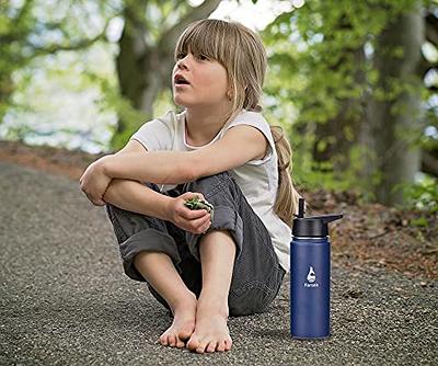 Insulated Water Bottle With Straw Lid & Spout Lid, - 32 oz