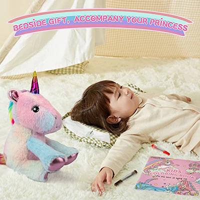 WethCorp Unicorn Gifts for Girls Age 4-12, Unicorn Gift Box 4 5 6 7 8 9 10  11 Year Old Girl Christmas Birthday Gifts Unicorn Toys for Girls 6-8 Plush