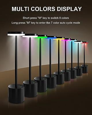 KDG Cordless Table Lamp, Portable LED Desk Lamp, 5000Mah Battery