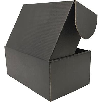 Small Black Shipping Boxes For Small Business Pack Of 25 - 9X6x2 Inches  Cardboard Corrugated Boxes Mailer For Shipping Packaging Craft Gifts Giving  Products 