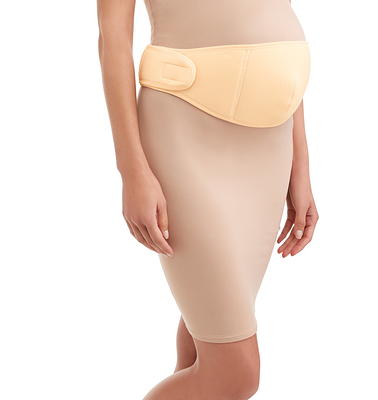 ChongErfei Maternity Belt Pregnancy Back Support Back Brace Lightweight  Abdominal Binder Maternity Belly Band for Pregnancy,Beige,S Fit Ab  31.5-43.3