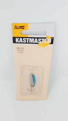 Acme Tackle Kastmaster Fishing Lure Spoon Chrome Neon Blue 1/12 oz.