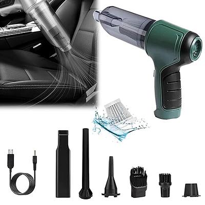 JONEME Handheld Vacuum Cordless Rechargeable with 2 Using Cables,9000PA  Small Vacuum Cordless Cleaner for Car,Portable Wireless Car Vacuum