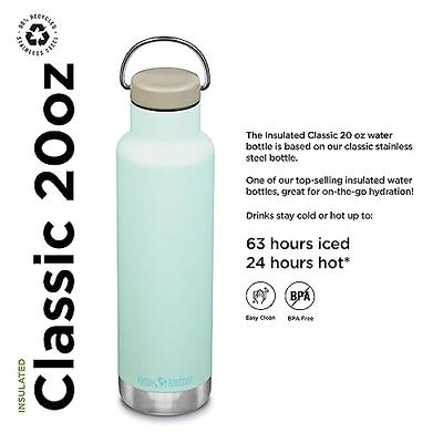 Klean Kanteen Bottle 20oz Insulated Classic Loop Black