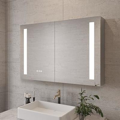 Oversized Bathroom Medicine Cabinet Wall Mounted Storage With Mirror,  Hanging Bathroom Wall Cabinet Organizer - Yahoo Shopping