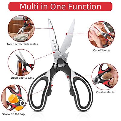 Kitchen Scissor For General Use 2-Packs,Heavy Duty Kitchen Raptor Meat  Shears,Dishwasher Safe Cooking Scissors, Stainless Steel Multi-function  Scissors For Food,Chicken,Poultry, Fish, Pizza,Herbs - Yahoo Shopping