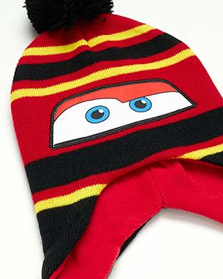 Disney Pixar Cars Lightning McQueen Toddler Boy's Hat & Mittens