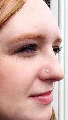 QWALIT Fake Nose Ring Fake Septum Fake Nose Rings for Women Fake
