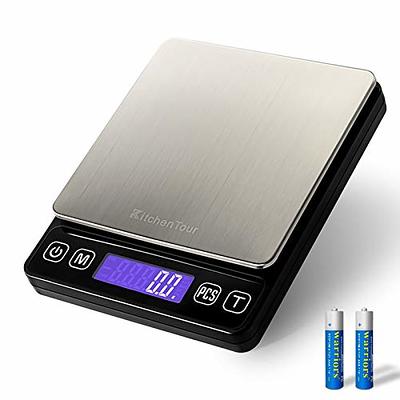 Digital Kitchen Scale 2000g/ 0.1g Small Jewelry Scale Food Scales Digital  Weight Gram and Oz Digital Gram Scale with LCD/ Tare