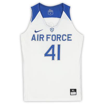 Air Force Falcons Nike Team-Issued #15 White & Green Camouflage