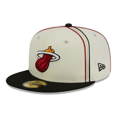 New Era 9FIFTY Miami Heat Foam Trucker Snapback Hat Black