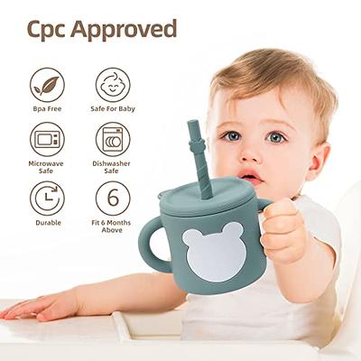 Cuddle Campus Sippy Cups,[4 in 1] 100% Silicone Toddler Cups,Shatterproof  Straw Sippy Cup,Open Cup for 1/1+ Year Old Baby 7 OZ - Yahoo Shopping