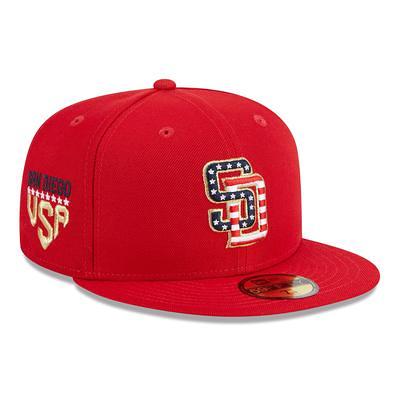 San Diego Padres New Era 4th of July 39THIRTY Flex Hat - Red