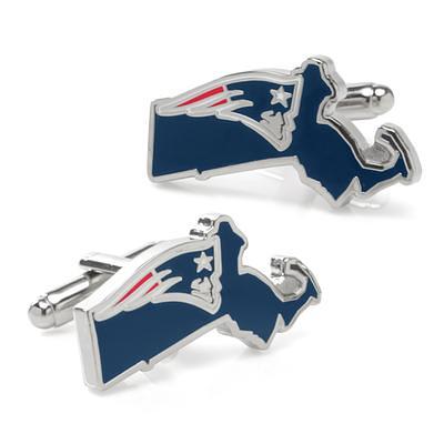 New York Giants Team Logo Team State Shaped Cufflinks