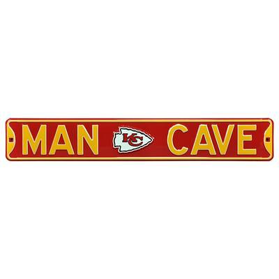 NFL Round Distressed Sign: Kansas City Chiefs