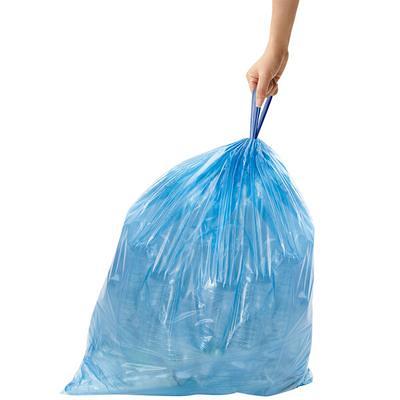 Plasticplace 2.6-3.2 Gallon / 10-12 Liter White Drawstring Garbage Liners  Simplehuman* Code C Compatible 14.75 x 20 (200 Count) TRA120WH - The Home  Depot