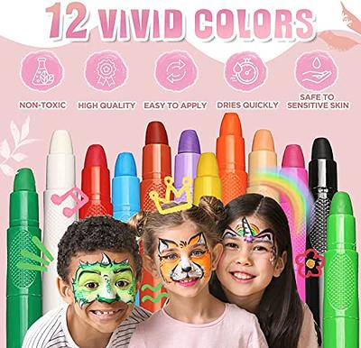 Face Paint Kit-Halloween Cosplay Makeup Kit-Face Painting Kits for