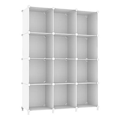 Neprock 16 Cubby Storage Organizer for Closet, Clothes Organizer,Cube  Shelves and Clothing with Metal Hammer, Bookshelf Kids
