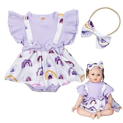 Purple Star Hangers for 14 Inch Doll Clothes 