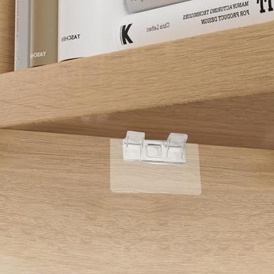 Punch Free Shelf Support Peg-clear Self Adhesive Shelves Clips For