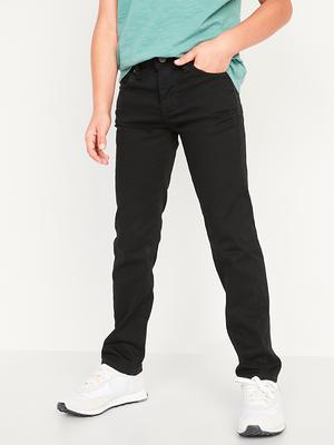 Slim Fit Five-Pocket Stretch Cotton Garment Dyed Pants