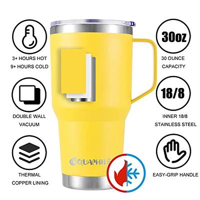 KETIEE Travel Mug, 12oz Insulated Coffee Cup with Leakproof Lid, Vacuum  Stainless Steel Double-Wall Travel Coffee Mug Spill Proof, Reusable Coffee