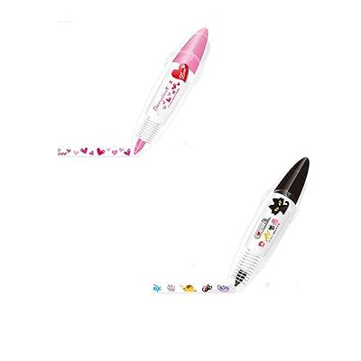 zebiceg Joyfullift Decorative Pens, DIY Cute Animals Press Type Decorative  Pen, Ally-pocket Press Type Decorative Pen, Ally-Pocket Tape Pen, Diy Lace