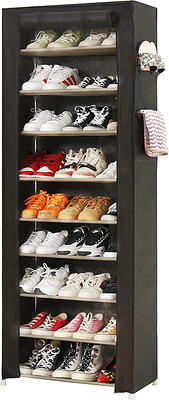 VTRIN Upgrade Shoe Rack Organizer for Entryway 10 Tiers Holds 10 Tier