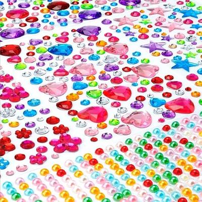 600 Pcs DIY Stickers  Rhinestone Stickers Sheet