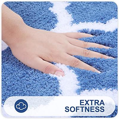 OLANLY Bathroom Rugs, Soft and Absorbent Microfiber Bath Rugs