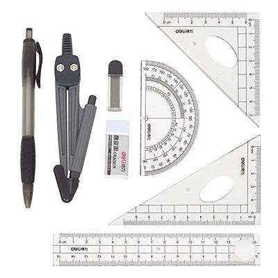 Stainless Steel Drawing Compass Math Geometry Tools for Circles School  Supplies for Student Stationery Compass Drawing