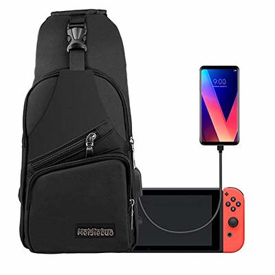EEEKit Sling Backpack, Small Black Sling Crossbody Backpack Shoulder Bag  for Men Women, Backpack Crossbody Travel Bag Joy-Cons and Accessories,  Charge Your Phone Via Side USB Charging Interface - Yahoo Shopping