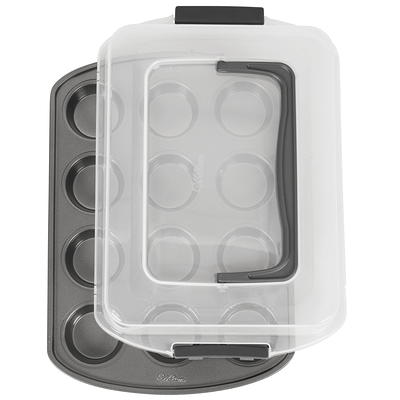 Circulon 12 Cup Muffin Pan Gray : Target