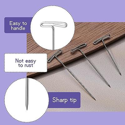 100PCS Wig T Pins for Holding Wigs Long T-pins Styling Tools for