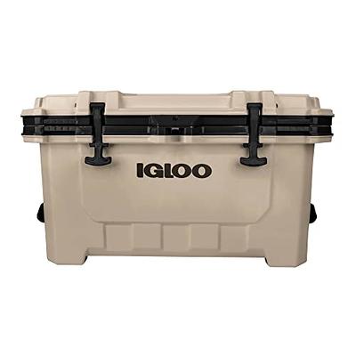 CaterGator CG100SPBW Beige 110 Qt. Mobile Rotomolded Extreme Outdoor Cooler  / Ice Chest