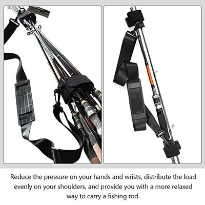 Unomor Portable Fishing Rod 1 Set Lure Rod Strap Ok Cloth Travel Adjustable Fishing  Rod Holder Adjustable Straps - Yahoo Shopping