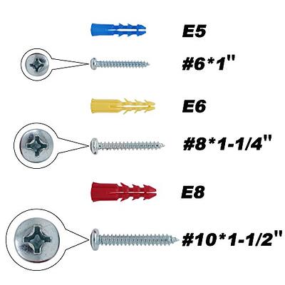 T.K.Excellent Plastic Self Drilling Drywall Ribbed Anchors with