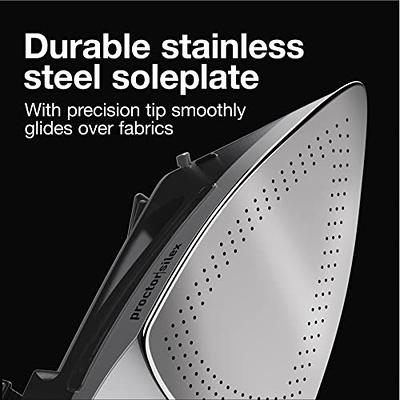 Black+decker Classic Iron with Aluminum Soleplate, Black/Stainless Steel, F67E-2
