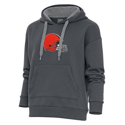 Cincinnati Reds Antigua Victory Pullover Sweatshirt - Heather Gray