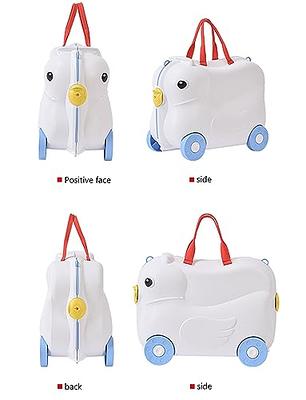 New Model Kids Hard Shell Luggage Kids Travel Riding Suitcase with